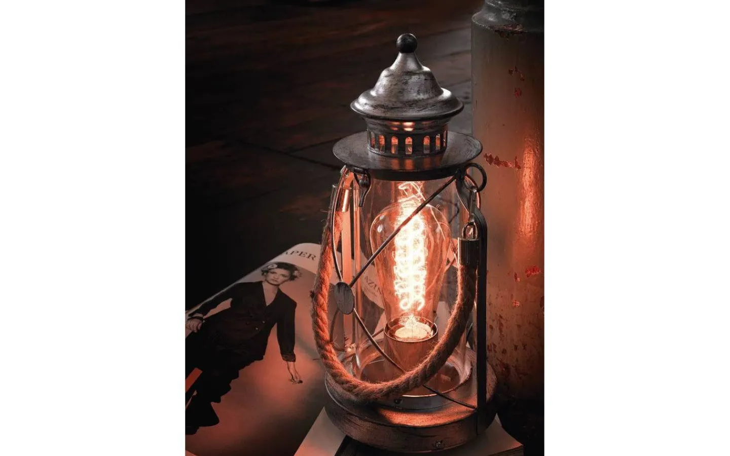 Bordslampor < Eglo Bradford Bordslampa 33cm Silver