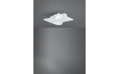 Takspot Med 2 Lampor-Eglo Brea Takspotlight 28cm LED 3000K 2x5W Vit