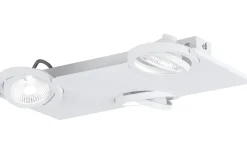 Takspot Med 3 Lampor-Eglo Brea Takspotlight 42cm LED 3000K 3x5W Vit