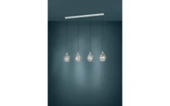 Avlånga Taklampor-Eglo Bregalla Taklampa 109cm Svart Glas