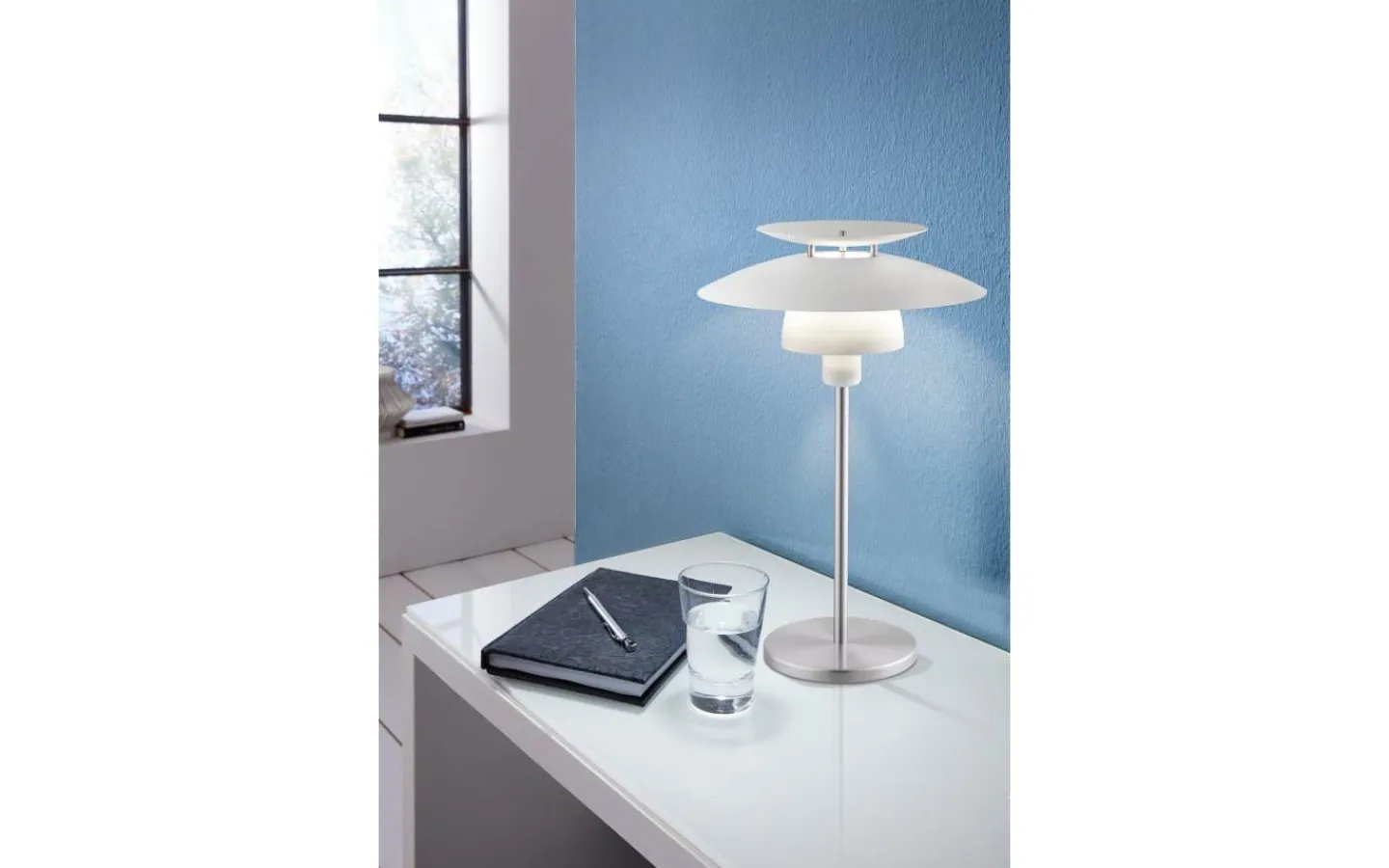Bordslampor < Eglo Brenda Bordslampa 50cm Vit