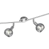 Avlånga Takspotlights|Takspot Med Minst 4 Lampor-Reality Brest Spotlight 4-delad E14 krom