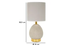 Bordslampor-Mauro Ferretti Brezza Bordslampa 30,5cm Grå