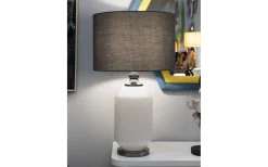 Bordslampor-Mauro Ferretti Brighty Bordslampa 65cm Vit/Grå
