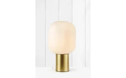 Bordslampor < Markslojd Brooklyn Bordslampa 44cm Mässing/Opal