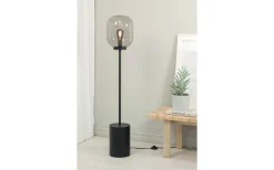 Golvlampor < Markslojd Brooklyn Golvlampa 131cm Svart/Rök