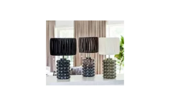 Lampfötter < Hallbergs Bubbels Lampfot 29cm Black Marble