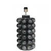 Sovrum|Vardagsrum-Hallbergs Bubbels Lampfot 49cm Black Marble