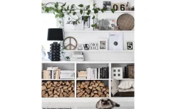 Sovrum|Vardagsrum-Hallbergs Bubbels Lampfot 49cm Black Marble