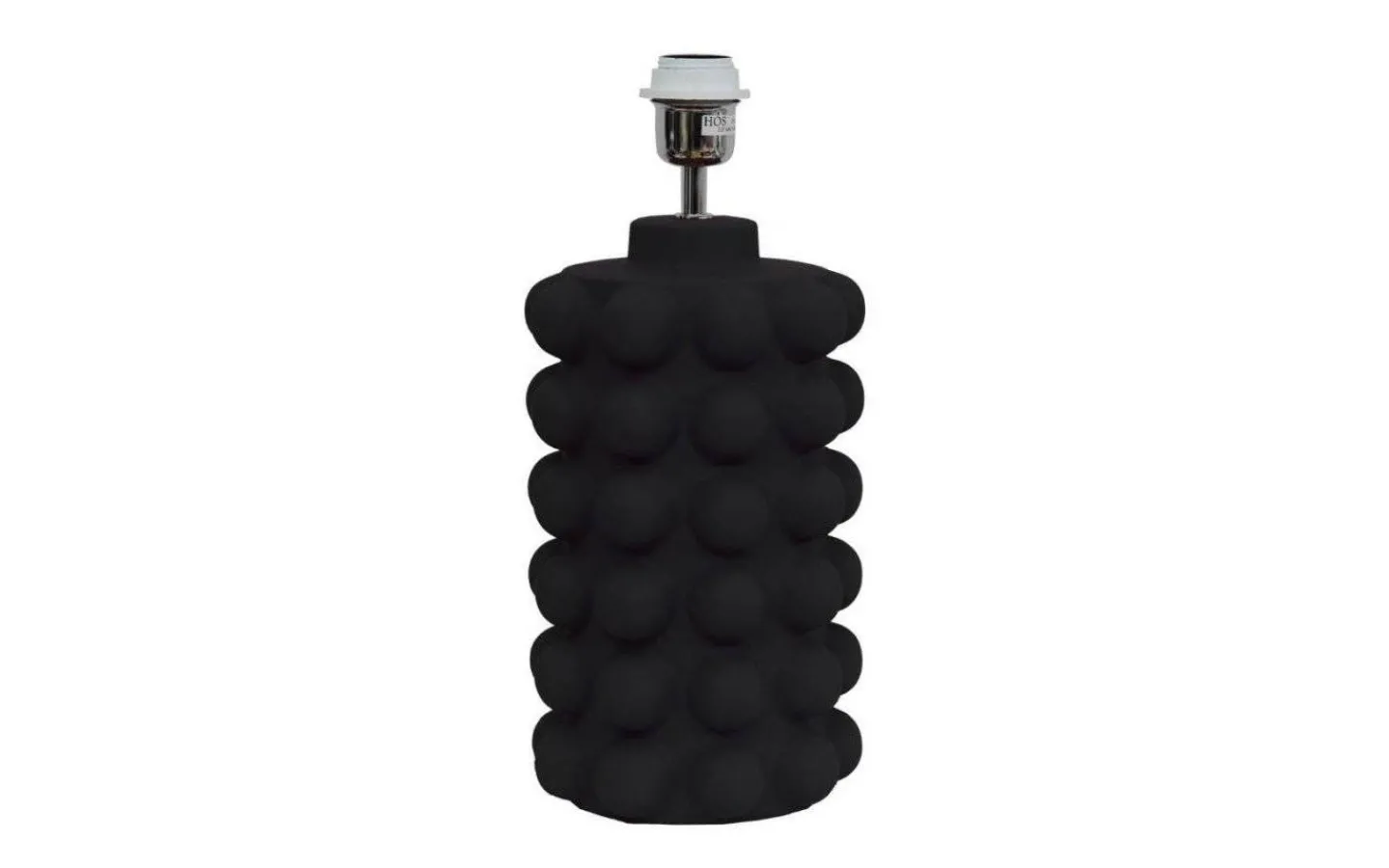 Lampfötter < Hallbergs Bubbels Lampfot 29cm Black Matted