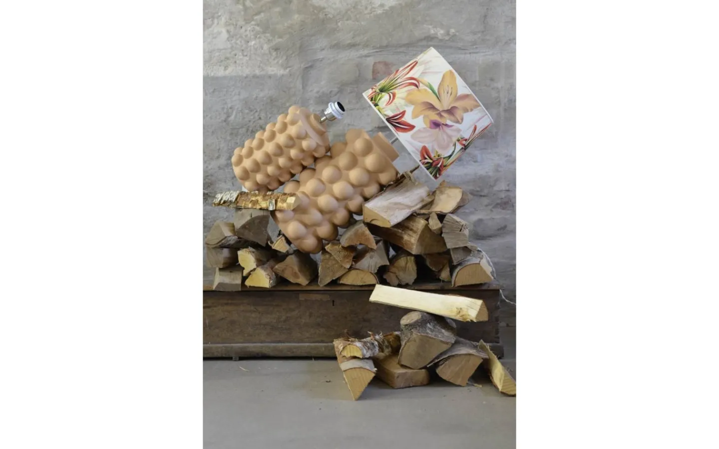 Lampfötter < Hallbergs Bubbels Lampfot 49cm Cinnamon