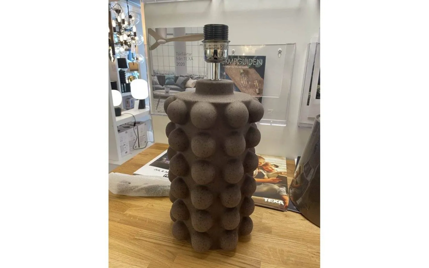Lampfötter < Hallbergs Bubbels Lampfot 49cm Espresso