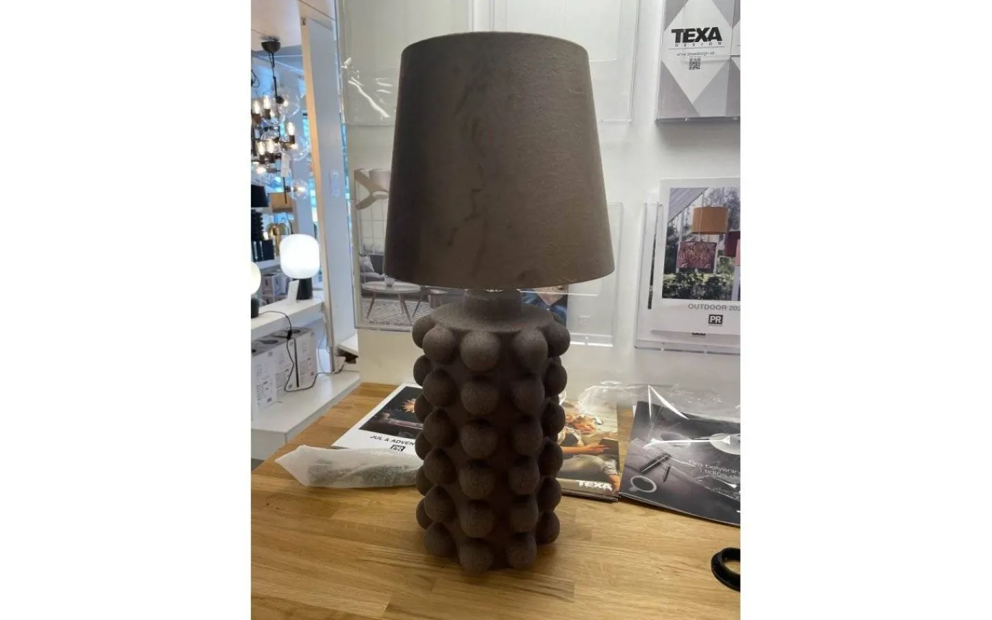 Lampfötter < Hallbergs Bubbels Lampfot 49cm Espresso