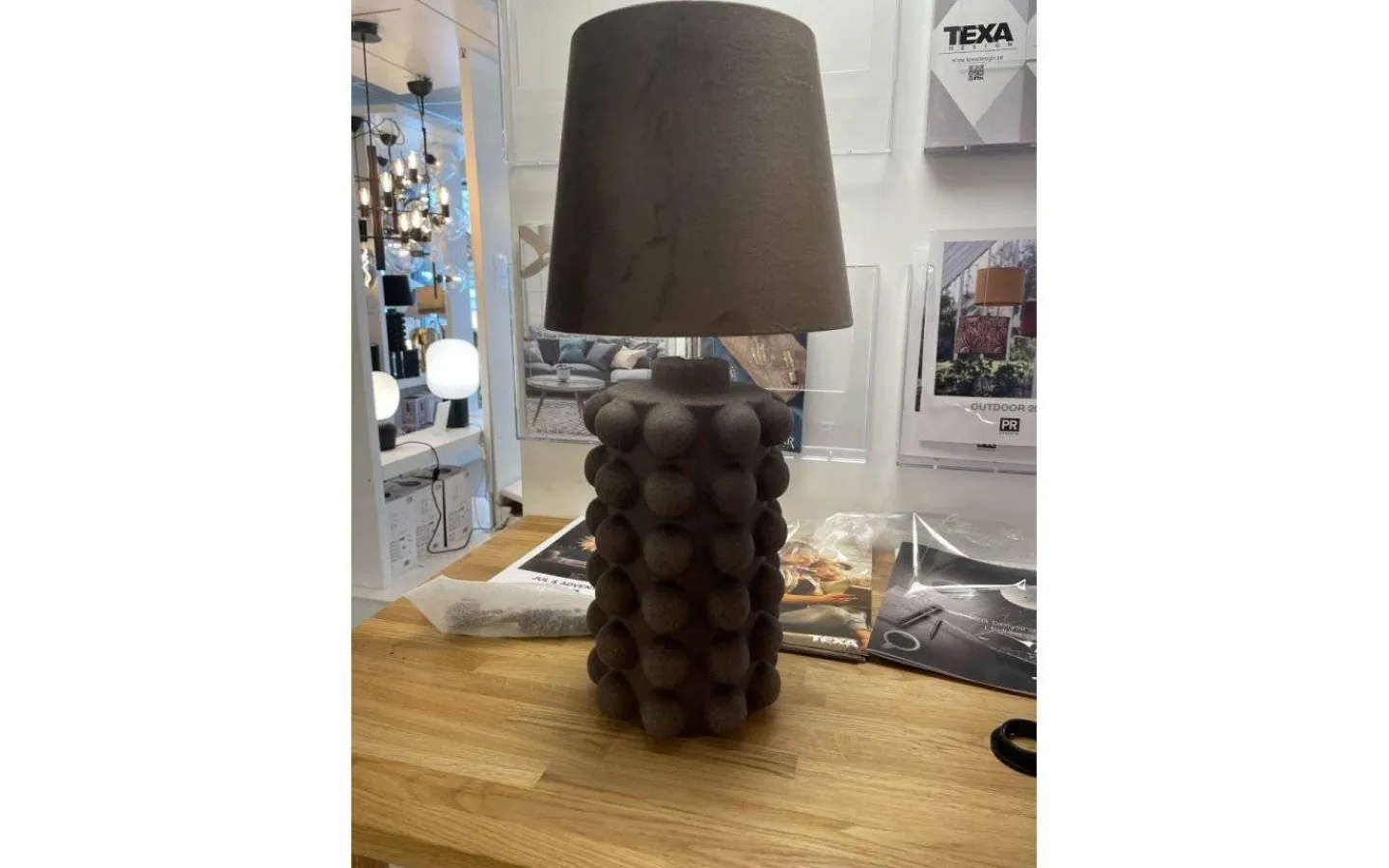 Lampfötter < Hallbergs Bubbels Lampfot 49cm Espresso