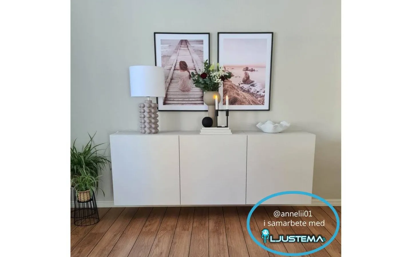 Vardagsrum|Sovrum-Hallbergs Bubbels Lampfot 38cm Griege