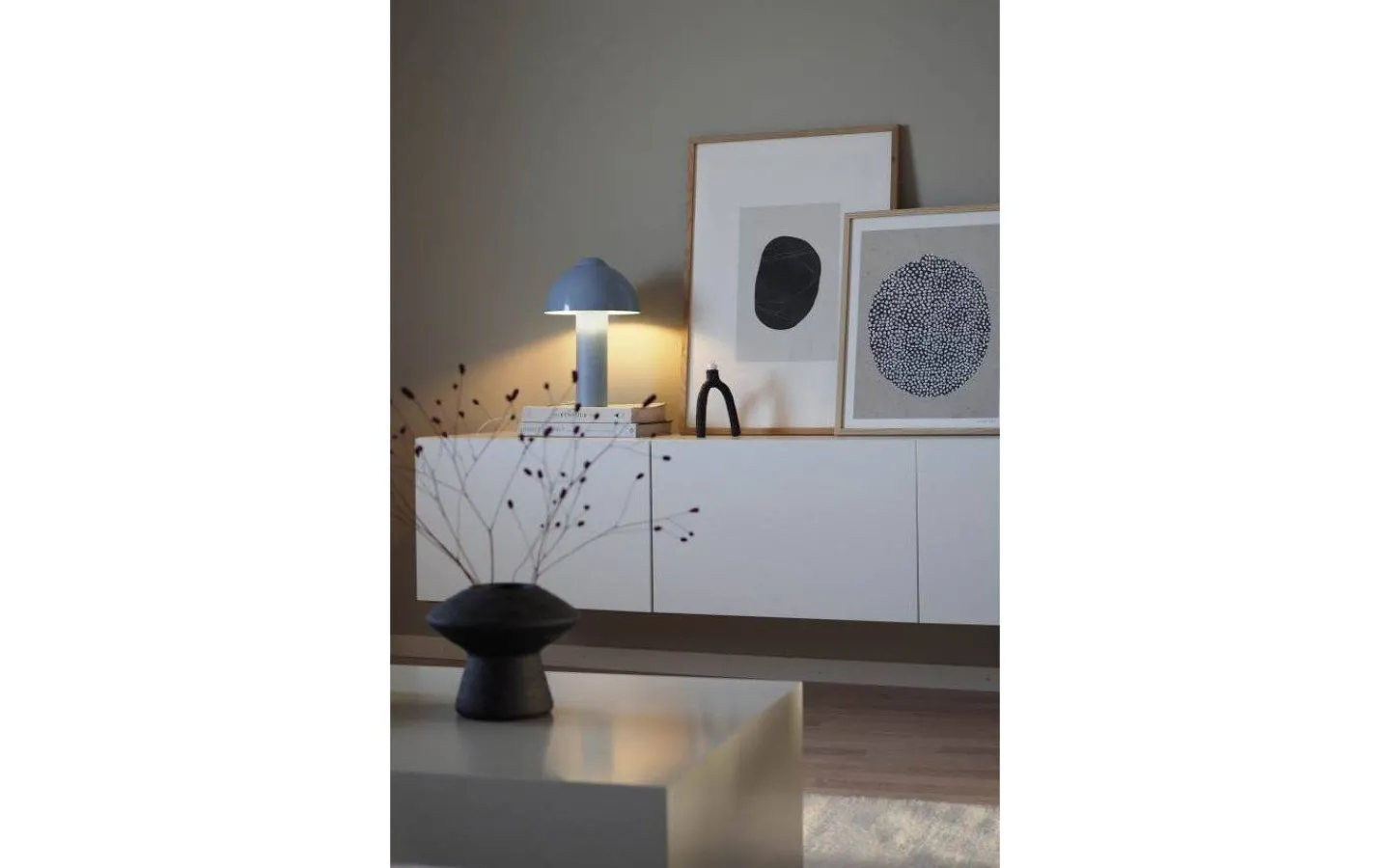 Bordslampor-Globen Lighting Buddy Bordslampa 36cm Ljusblå