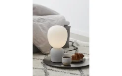 Bordslampor-Belid Buddy Bordslampa Snäckskal/Opalglas