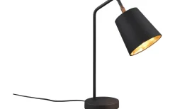 Skrivbordslampor-Reality Buddy Skrivbordslampa E27 matt svart/guld