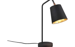 Skrivbordslampor-Reality Buddy Skrivbordslampa E27 matt svart/guld