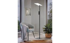 Golvläslampor-Eglo Budensea Golvlampa 180cm GU10 LED 3000K 2x4,5W Svart