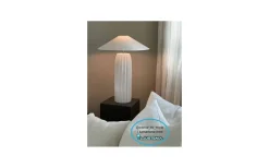 Vardagsrum|Sovrum < Hallbergs Bullet Lampfot 58cm Vit
