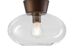 Badrum|Hall & Trappa-Belid Bullo Plafond 27cm Oxid/Klar