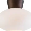 Badrum|Hall & Trappa-Belid Bullo Plafond 27cm Oxid/Opal