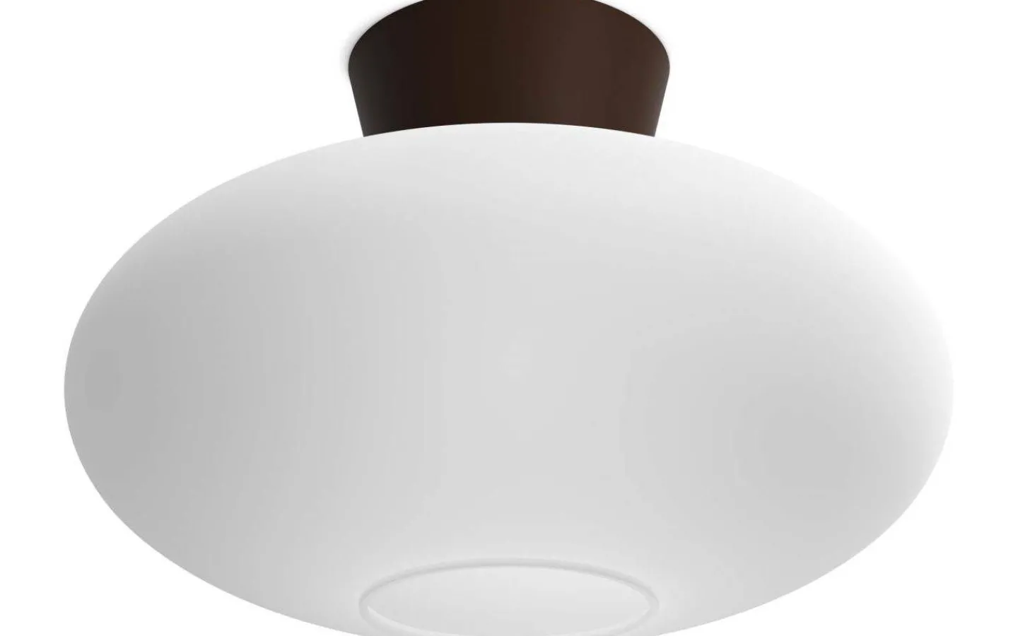 Plafonder < Belid Bullo Plafond 38cm Oxid/Opalglas