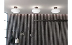 Plafonder < Belid Bullo Plafond 38cm Oxid/Opalglas
