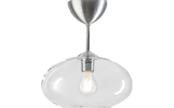 Badrum|Hall & Trappa-Belid Bullo Taklampa Aluminium/Klar