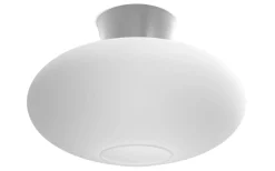 Badrum|Hall & Trappa-Belid Bullo XL Plafond 38cm Aluminium/Opal