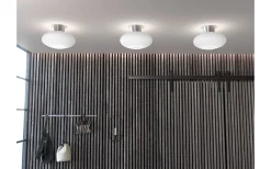 Badrum|Hall & Trappa-Belid Bullo XL Plafond 38cm Aluminium/Opal