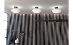 Badrum|Hall & Trappa-Belid Bullo XL Plafond 38cm Svart/Opal