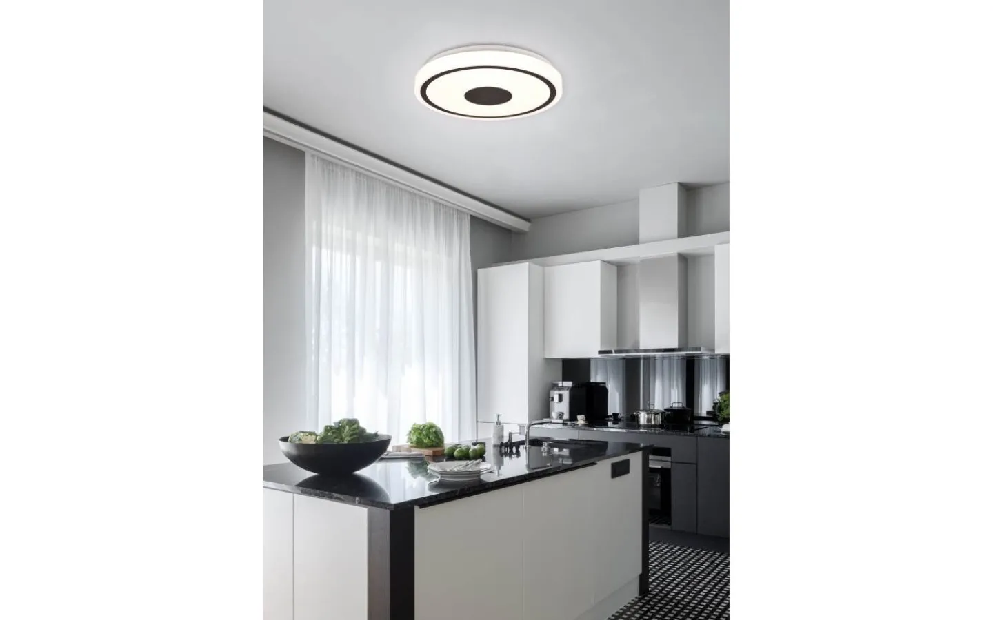 Plafonder-Reality Bunda Plafond LED 34cm mattsvart