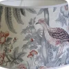 Mönstrade Lampskärmar < Hallbergs Burdett Lampskärm Ø24cm Grå Laura Ashley