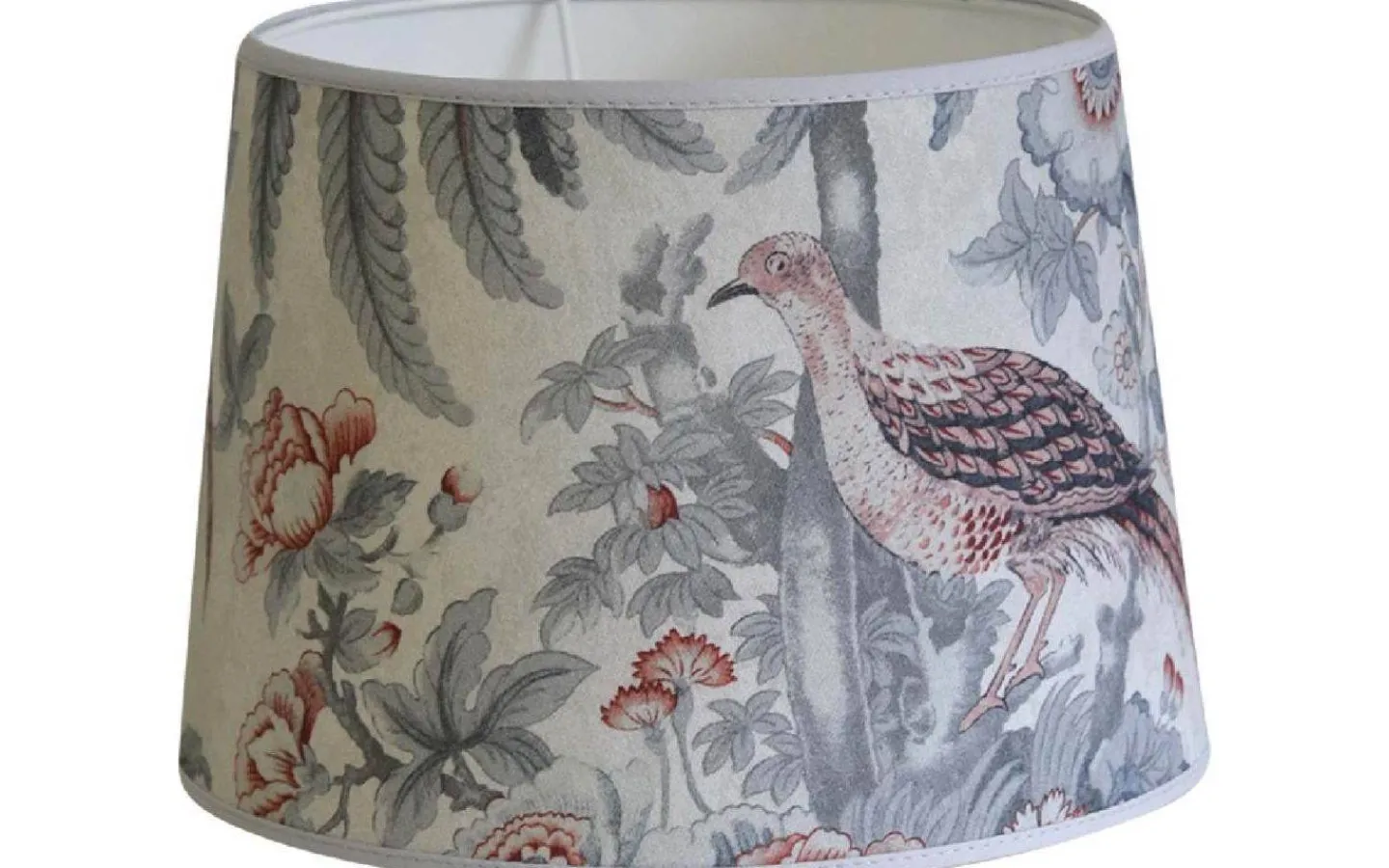 Mönstrade Lampskärmar < Hallbergs Burdett Lampskärm Ø24cm Grå Laura Ashley