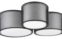 Plafonder < Trio Lighting Burton Plafond 3-delad E27 mattsvart