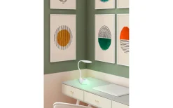 Skrivbordslampor < Eglo Cabado Skrivbordslampa 49cm LED RGB+5000K 2,4W Vit