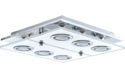 Plafonder-Eglo Cabo Plafond 34cm Krom