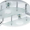 Plafonder < Eglo Cabo Plafond 29cm LED Krom