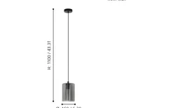 Fönsterlampor < Eglo Cadaques Fönsterlampa 16cm Svart