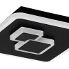 Plafonder-Eglo Cadegal Plafond 20cm LED 4000K 8W Svart