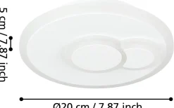 Plafonder-Eglo Cadegal Plafond 20cm LED 4000K 8W Vit