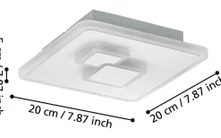 Plafonder < Eglo Cadegal Round Plafond 20cm LED 4000K 8W Vit