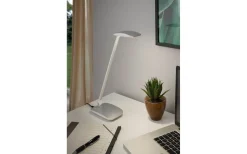 Skrivbordslampor-Eglo Cajero Skrivbordslampa 50cm USB LED 4000K 4,5W Silver
