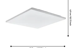 Plafonder-Eglo Calemar Plafond 44cm LED 4000K 19W Vit