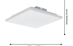 Plafonder < Eglo Calemar Plafond 29cm LED 4000K 8,5W Vit