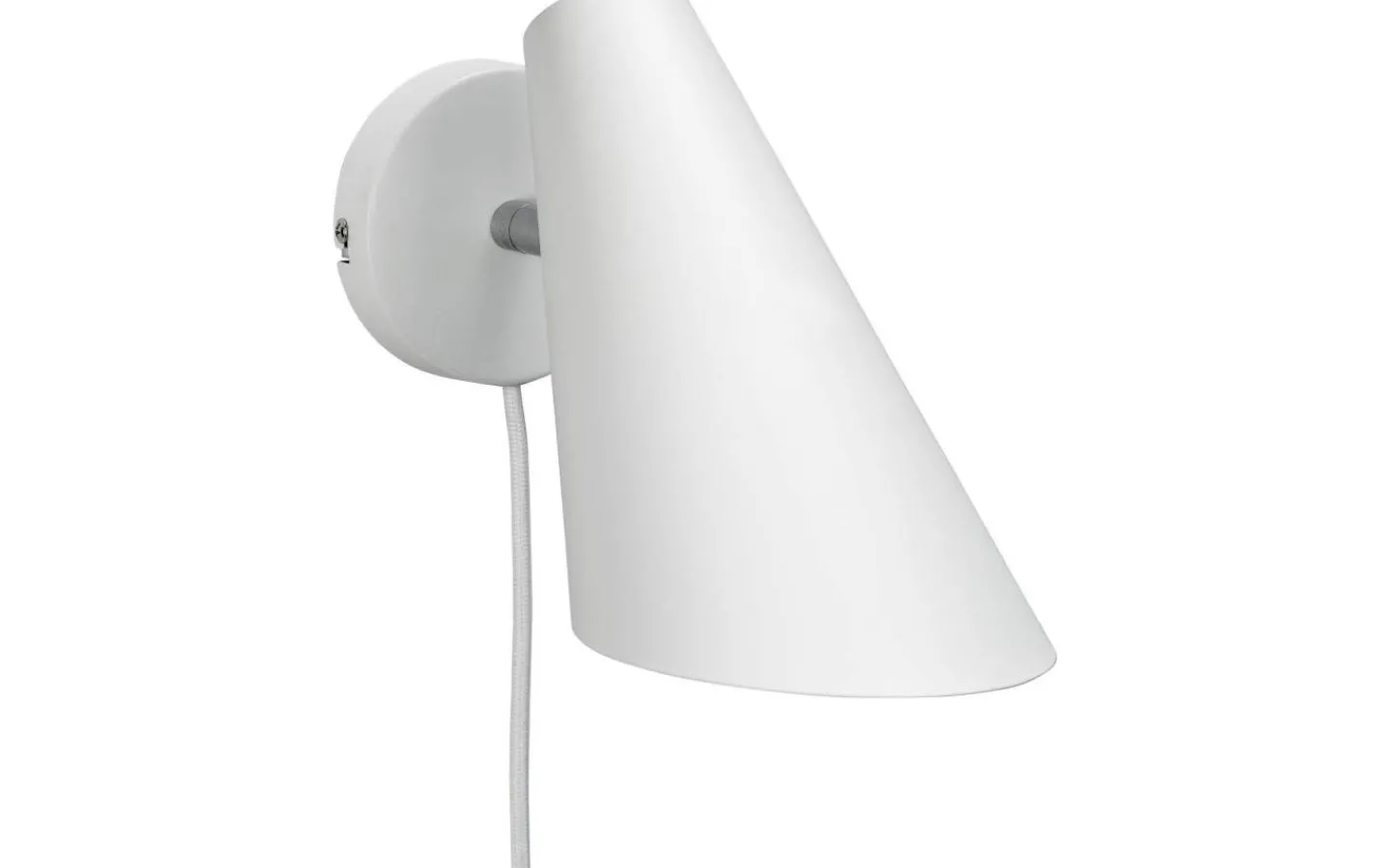 Läslampor-Dyberg Larsen Cale Vägglampa Vit