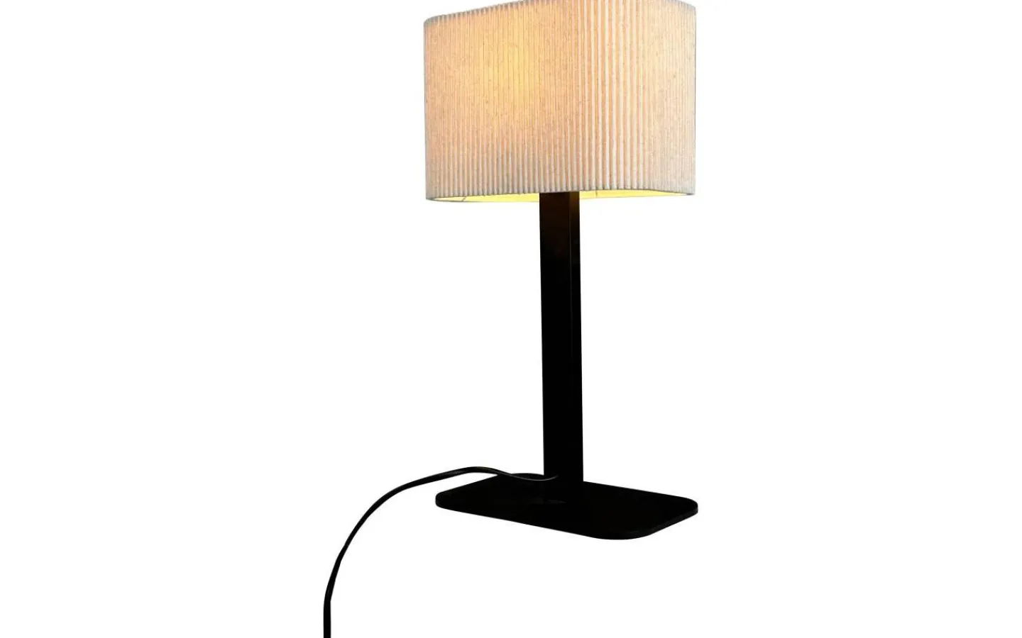 Bordslampor < Dyberg Larsen Calix Oval Bordslampa 39cm Svart