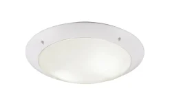 Badrumslampor Tak-Reality Camaro Plafond 33cm 2xE27 mattvit IP54